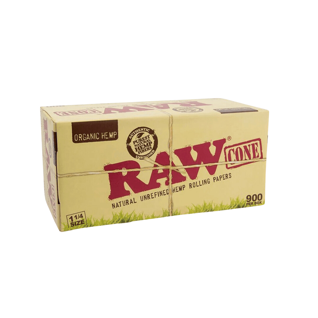 Raw - Organic Cones - 1 1/4 Size - (Box of 900)
