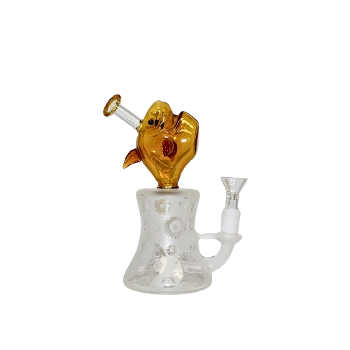 6" WaterPipe - Dolphin Design (GBL29)