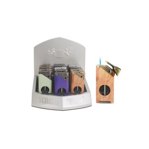 Scorch Torch Single Flame W/Cigar Cutter (61837-1) - Torch Lighters (Display of 12)