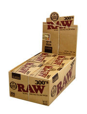 Raw - 300's Classic 1 1/4 Size - Papers (20 x 300 Papers)