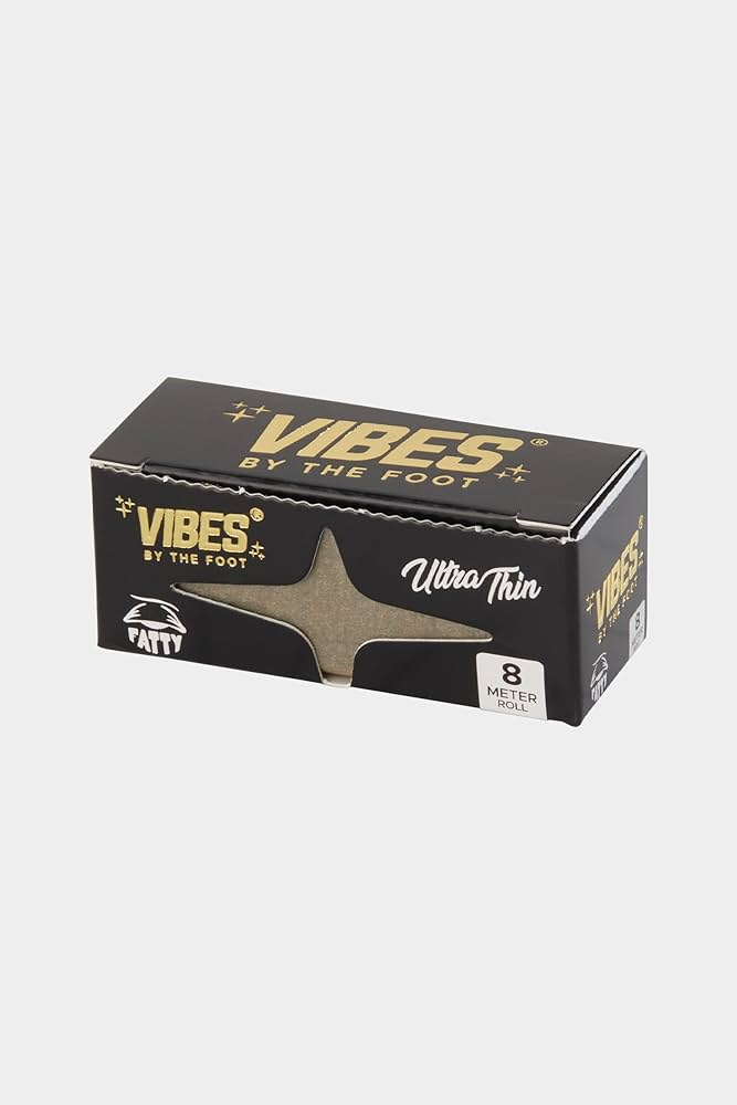 Vibes - Ultra Thin 8mt Roll  - Rolling Papers (Pack of 12) - MK Distro