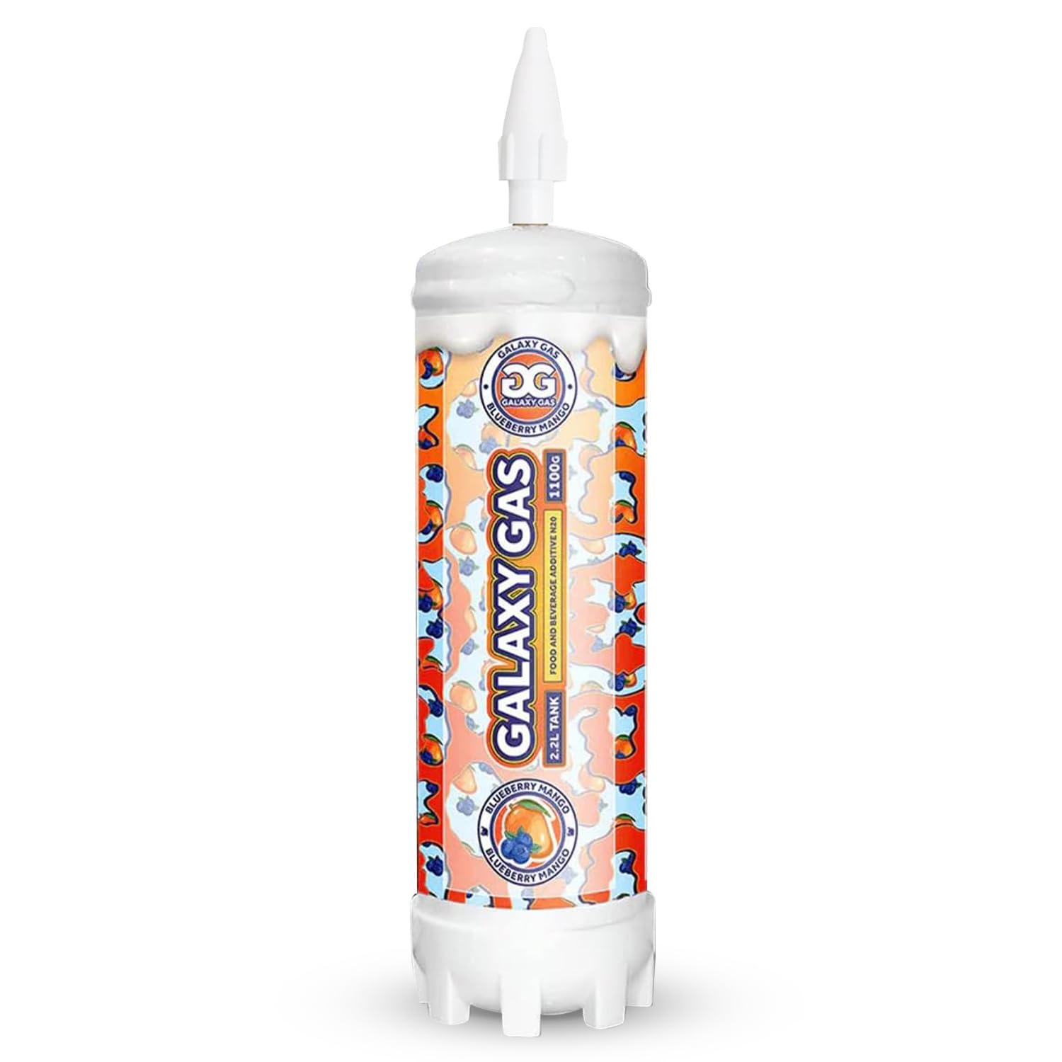 Galaxy Gas - Food and Beverage Additive N2O - (2.2L) - MK Distro