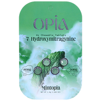 Opia - 7-Hydroxymitragynine Tablets (20mg x 4ct) - Kratom Capsules (Box of 10) - MK Distro