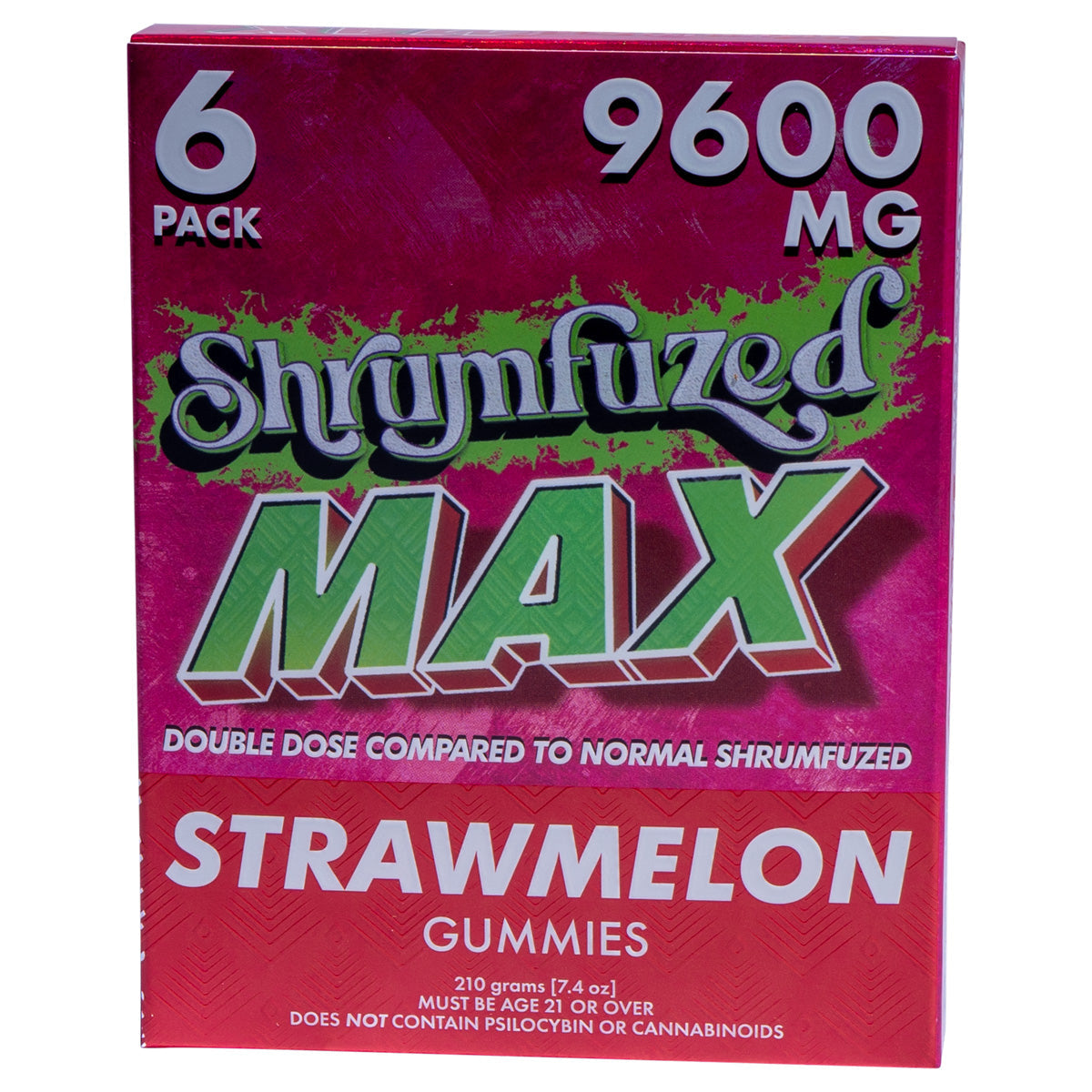 Shrumfuzed - MAX Double Dose (Lion's Mane, Chaga, Cordyceps, Reshi + Trippy Compounds) - (9600mg x 5)