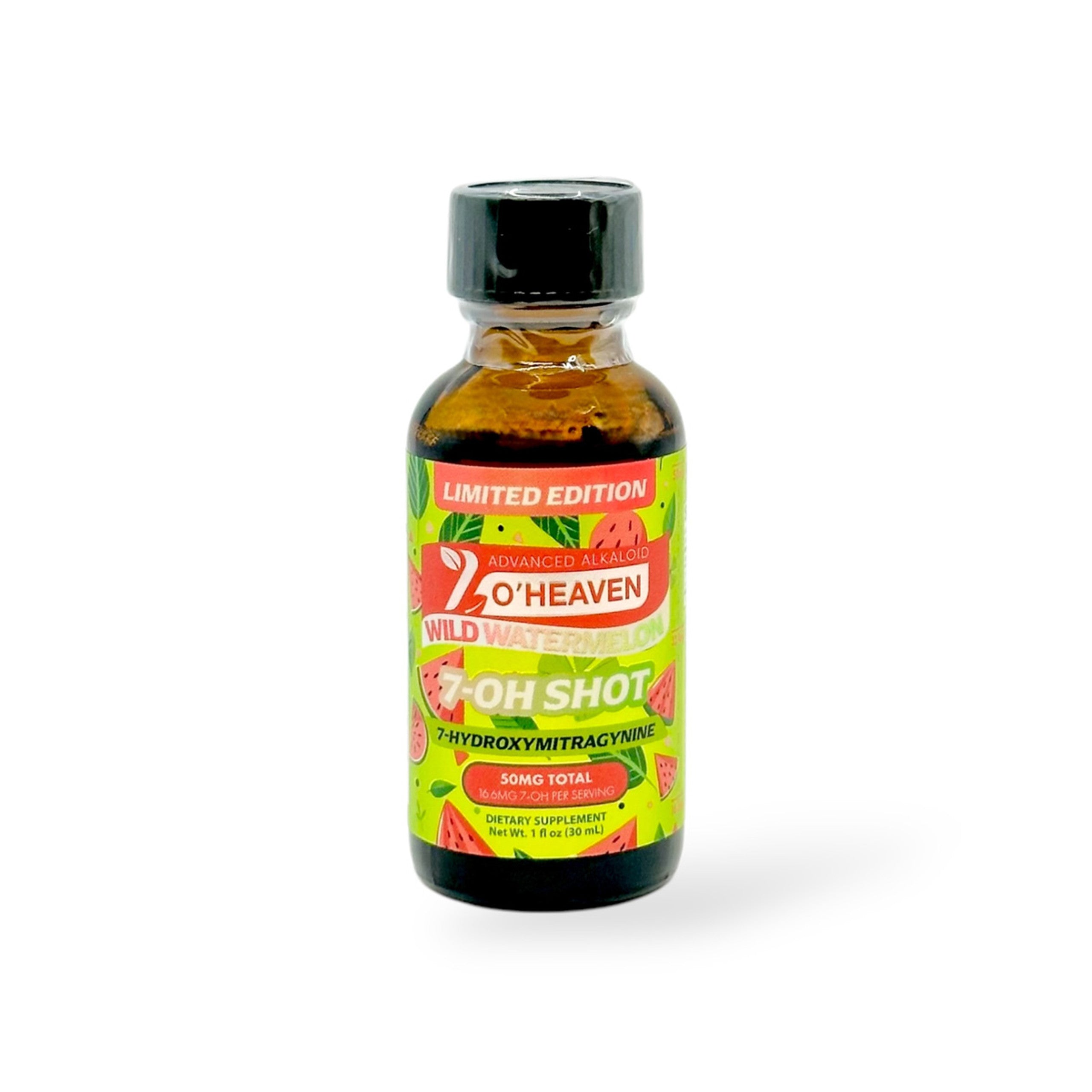 7 O'Heaven - 7-Hydroxymitragynine Shots (50mg, 30mL) - (Box of 12) - MK Distro