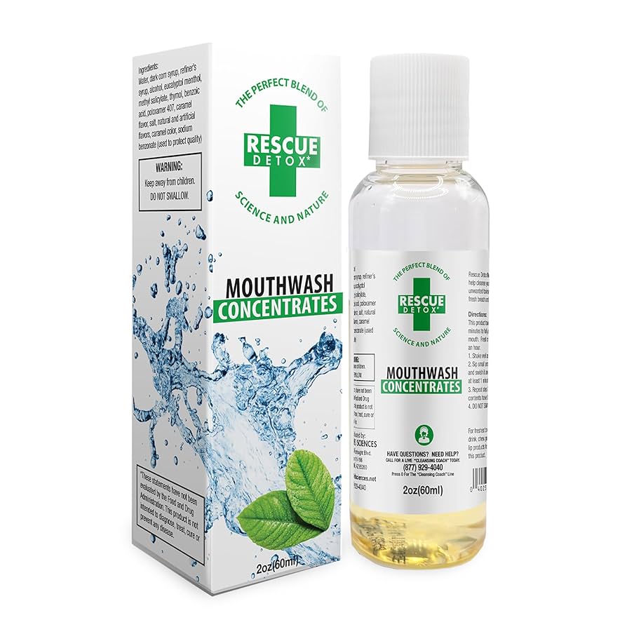 Rescue Detox - Mouthwash Saliva Cleanse (2oz)