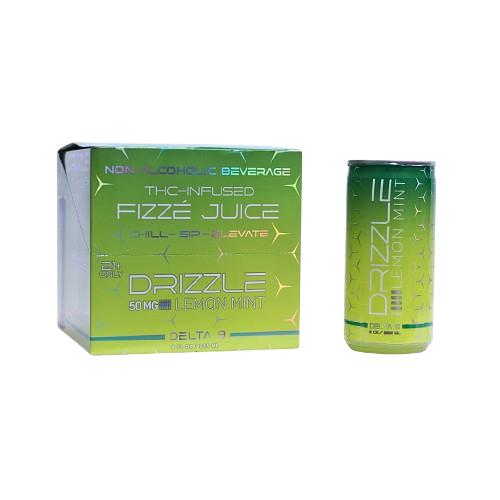 Drizzle - D9 (50mg) THC Infused Fizze Juice - Pack of 4 - MK Distro