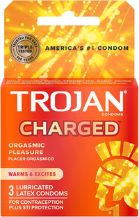 Trojan Condom - Charged - Pack of 6