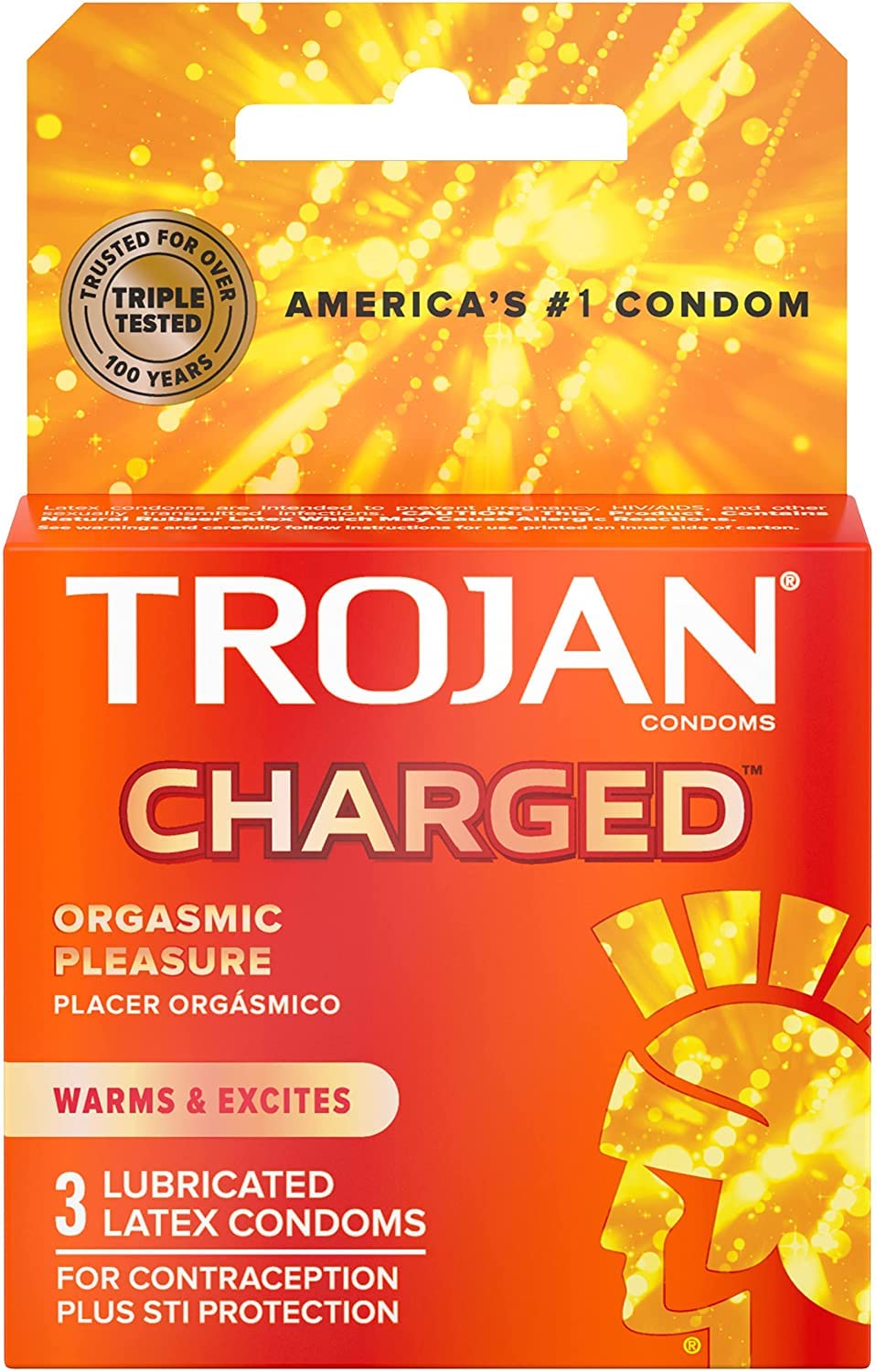 Trojan Condom - Charged - Pack of 6