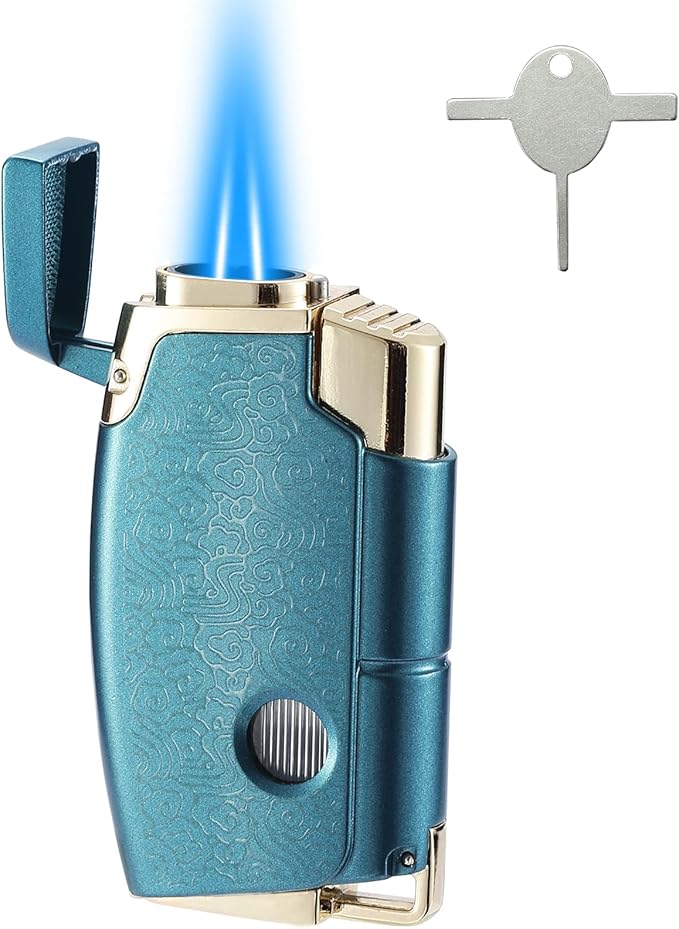 Scorch Torch Double Flame W/Key Hole (61798-2T) - Torch Lighters (Display of 12) - MK Distro