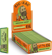 Zig Zag Organic Hemp 1 1/4 Size Booklet - Rolling Papers (24 x 50 Papers) - MK Distro