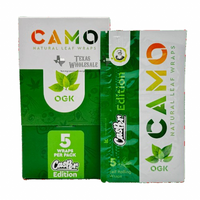 Camo Hemp Wraps - (25 x 5 Wraps) - MK Distro