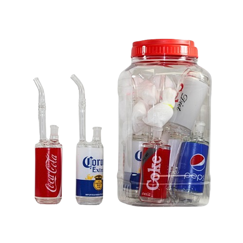 8" WaterPipe - Mix Soda Design 10ct Jar (WP106)