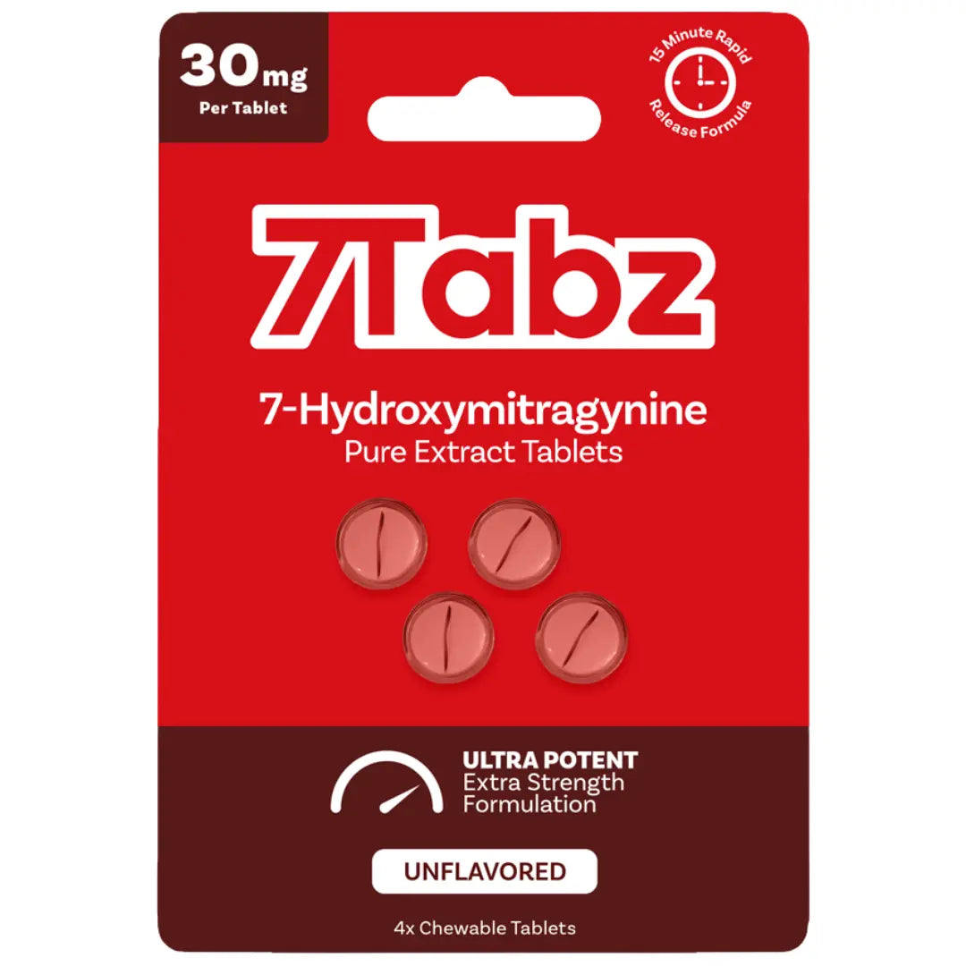 7Tabz Hydroxymitragynine Tablets (30mg x 4ct) - Kratom Capsules (Single) - MK Distro