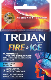 Trojan Condom - Fire & Ice - Pack  of 6 - MK Distro