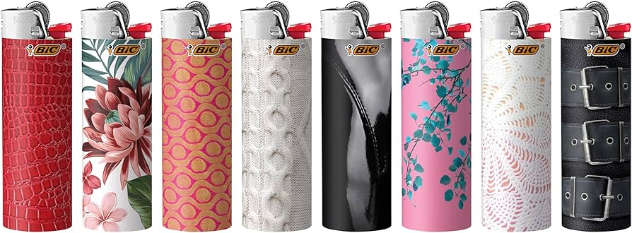 BiC Pocket Lighters - Refillable Lighters (Display of 50)