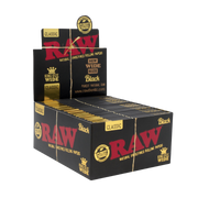 Raw - Classic Black King Size Wide - Rolling Paper (50 x 33 Papers)