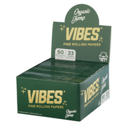 Vibes - Organic Hemp Fatty  - Rolling Papers (50 Packsx 33 Papers) - MK Distro