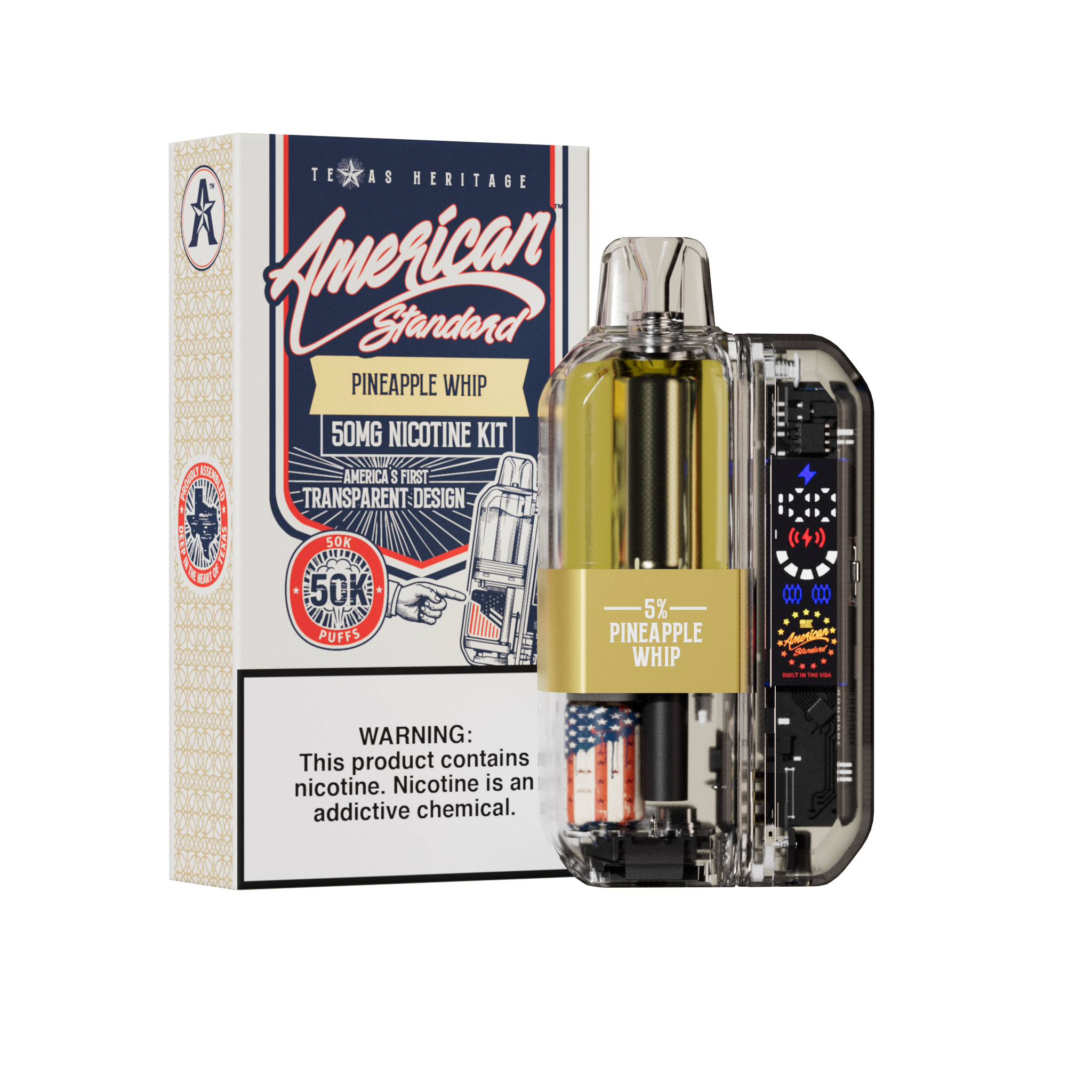 American Standard 50K KIT - Disposable Vape (5%) (Box of 10)