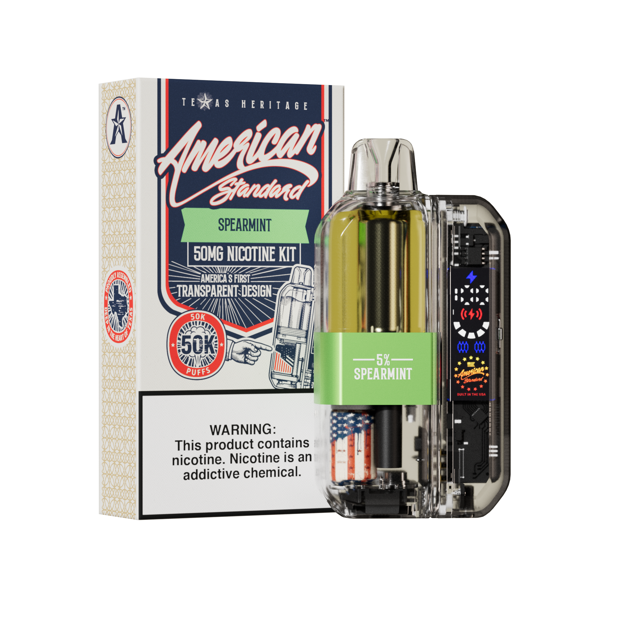 American Standard 50K KIT - Disposable Vape (5%) (Box of 10)