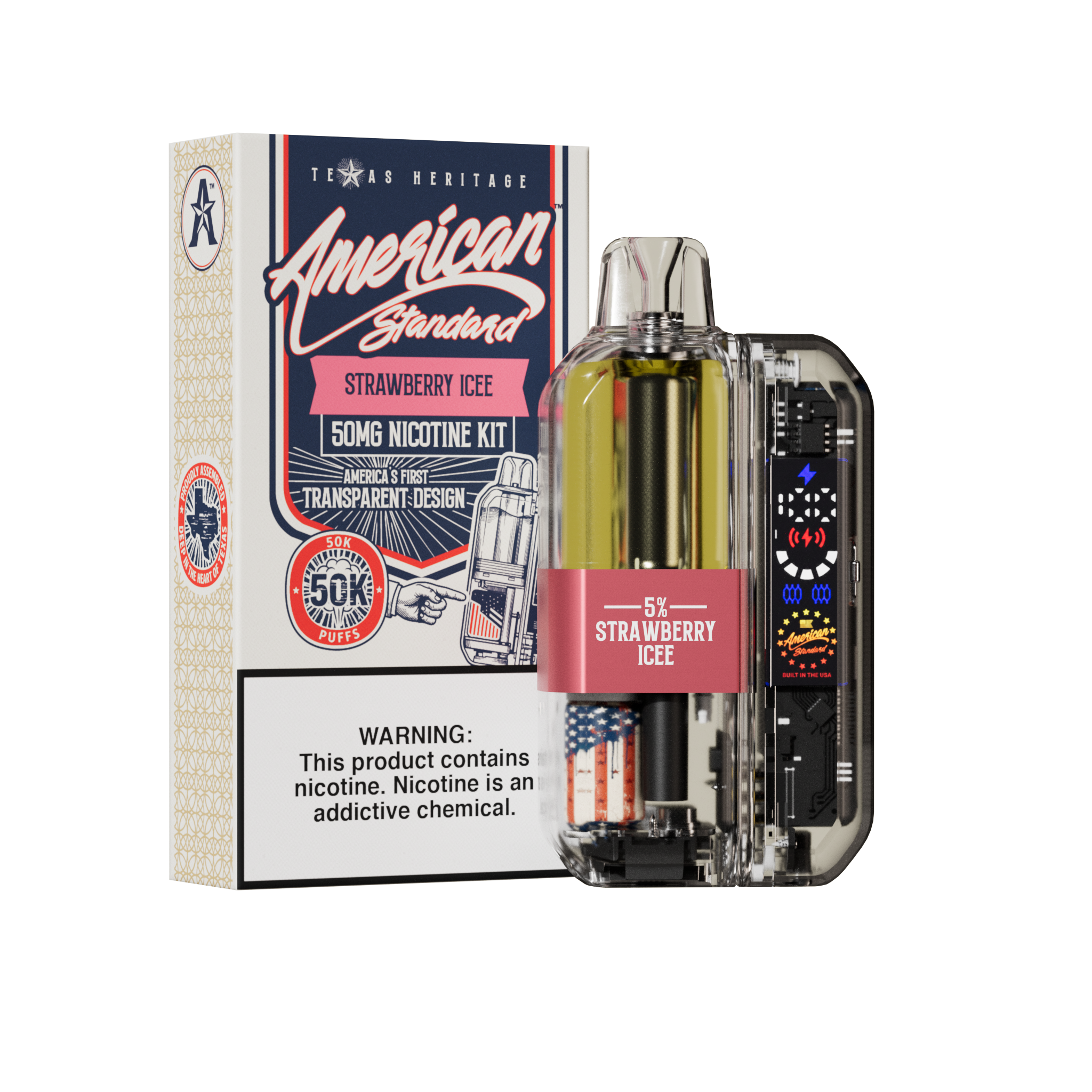 American Standard 50K KIT - Disposable Vape (5%) (Box of 10)