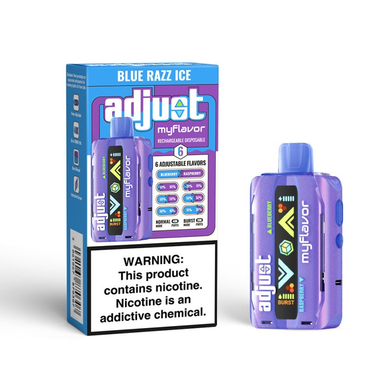 Adjust Myflavor - Disposable Vape (5% - 40000 Puffs) - Box of 5 - MK Distro