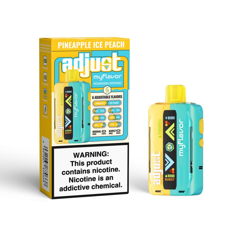 Adjust Myflavor - Disposable Vape (5% - 40000 Puffs) - Box of 5 - MK Distro