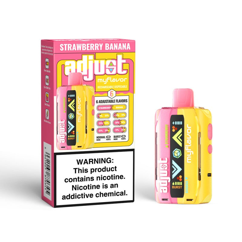 Adjust Myflavor - Disposable Vape (5% - 40000 Puffs) - Box of 5 - MK Distro