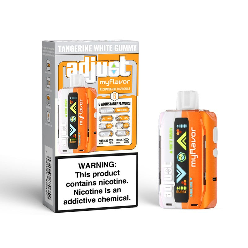 Adjust Myflavor - Disposable Vape (5% - 40000 Puffs) - Box of 5 - MK Distro