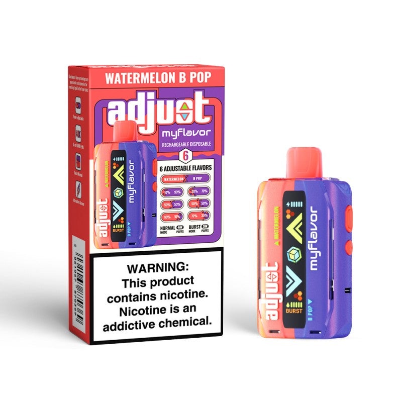 Adjust Myflavor - Disposable Vape (5% - 40000 Puffs) - Box of 5 - MK Distro