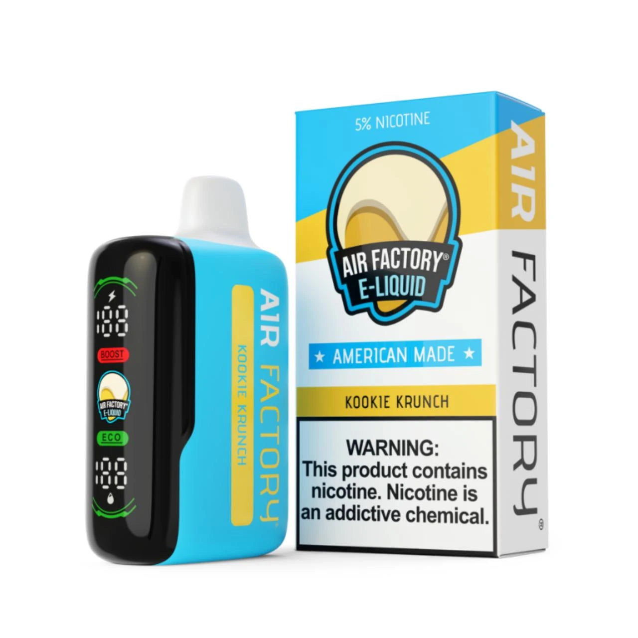 Air factory 20K - Disposable Vape (5%) (Box of 5) - MK Distro