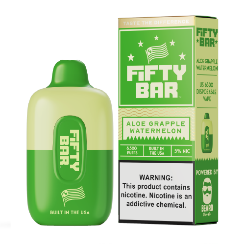 HiddenHills x Fifty Bar - Disposable Vape (5% - 6,500 Puffs) - Single - MK Distro