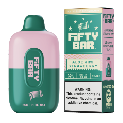 HiddenHills x Fifty Bar - Disposable Vape (5% - 6,500 Puffs) - Single - MK Distro