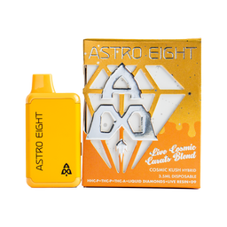 Astro Eight - Carats Blend Diamonds Live Resin (THC-A) - Hemp Disposables (3.5g x 5) - MK Distro
