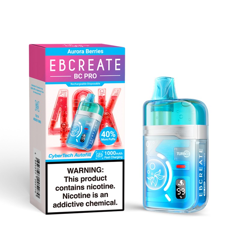 EBCREATE BC Pro 40K - Disposable Vape (5%) (Box of 5) - MK Distro
