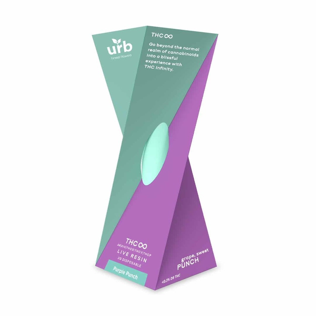 urb - THC Infinity Live Resin - Hemp Disposable (2g x 6) - MK Distro