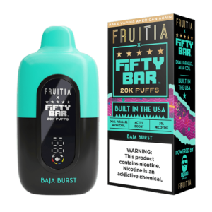 Fifty Bar 20K - Disposable Vape (5%) (Box of 5) - MK Distro