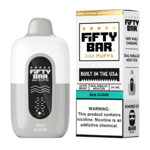 Fifty Bar 20K - Disposable Vape (5%) (Box of 5) - MK Distro