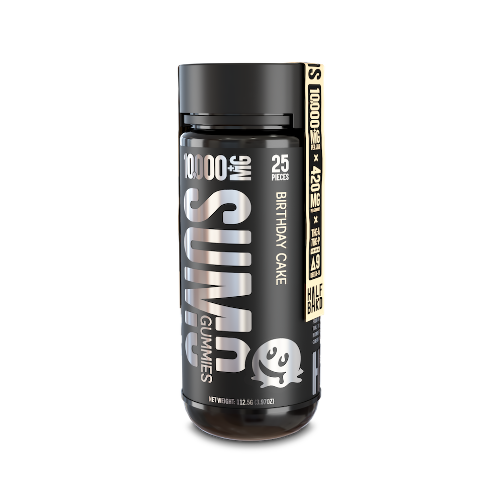 Half Bak'd - Sumo Gummies (THC-A + THC-P) - Delta Gummies (420mg x 25 Gummies) - MK Distro