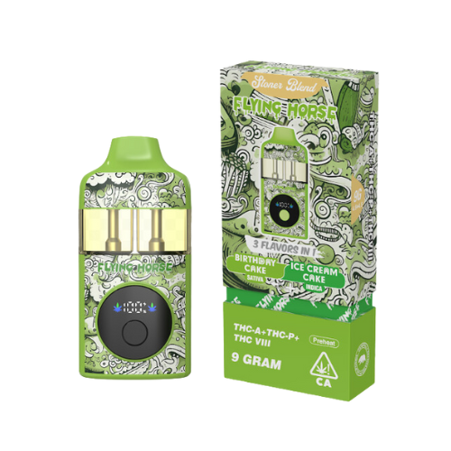 Flying Horse - Stoner Blend 3 Flavors in one  (THCA +THCP +THC VIII) - Hemp Disposables (9g) - MK Distro