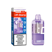 Off Stamp X-Cube Crystal Pod (TC) - Disposable Vapes (5% - 35,000 Puffs) - Box of 5  (TEXAS COMPLIANT)