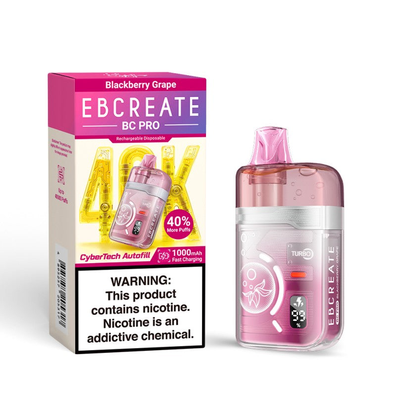 EBCREATE BC Pro 40K - Disposable Vape (5%) (Box of 5) - MK Distro