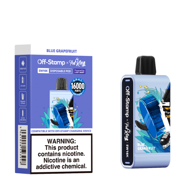 Off Stamp x Pod King SW16K - Disposable Pod (5% - 16,000 Puffs) - Single - MK Distro