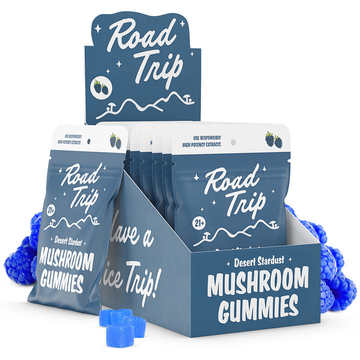 Road Trip - Mushroom Vegan Gummies 2ct (Box of 30) - MK Distro