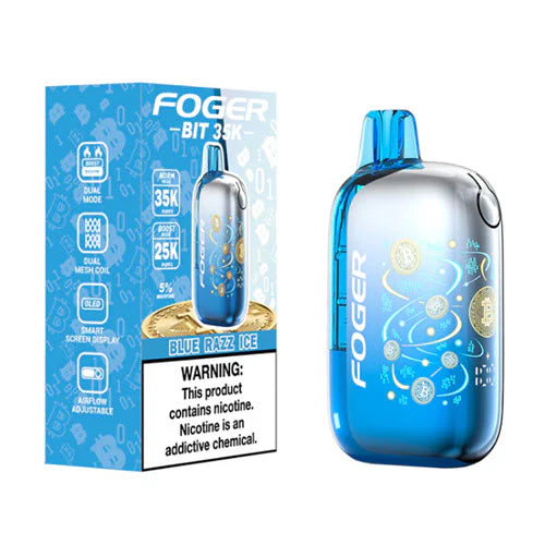 Foger BIT 35K - Disposable Vapes (5% - 35,000 Puffs) - Box of 5 (SALE ONLY OUTSIDE OF TEXAS) - MK Distro