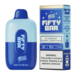 Fifty Bar 20K - Disposable Vape (5%) (Box of 5) - MK Distro
