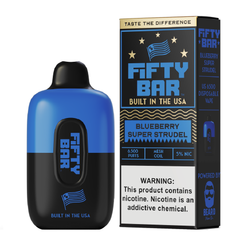 HiddenHills x Fifty Bar - Disposable Vape (5% - 6,500 Puffs) - Single - MK Distro