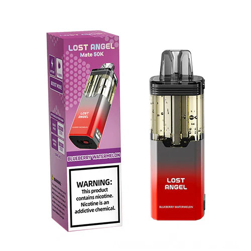 Lost Angel Mate - BUILT IN USA Disposable Pod (5% - 50,000 Puffs) - Box of 5 (TEXAS COMPLIANT)