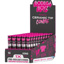 Bodega Boyz - 1gm King Size Pre-Rolled Cones - Cones(50 Packs x 1 Cone) - MK Distro
