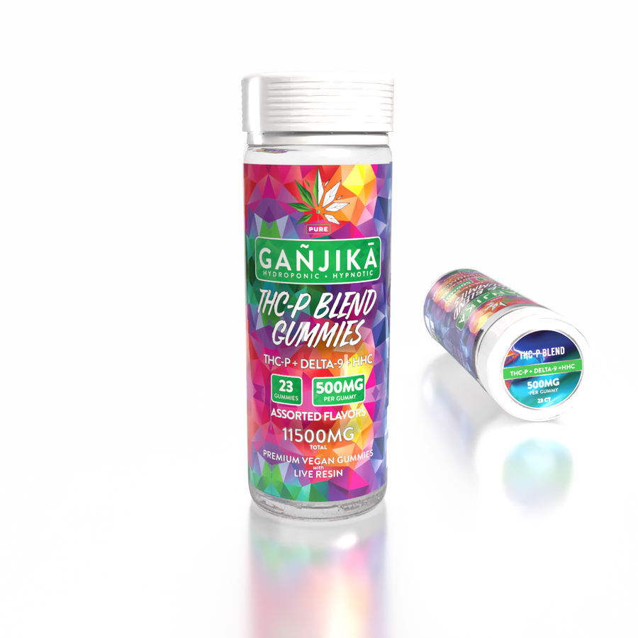 Ganjika - Premium Vegan THC-P 8.5g Gummies Jar - (500mg x 23 ct) - MK Distro